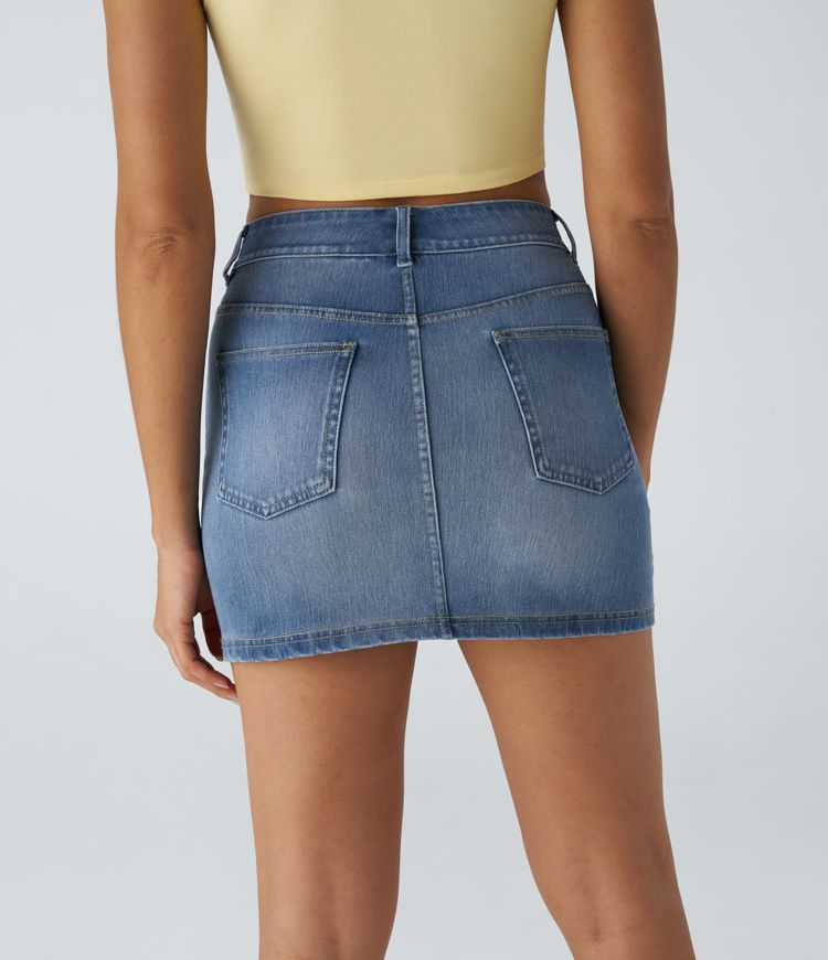 Soft Washed Stretchy High Waisted Flare Pants: Red / L