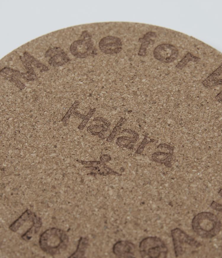 Posavasos redondo letra Halara