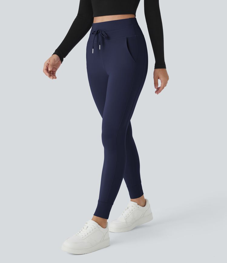 Jogging taille haute Softlyzero™ Plush avec cordon de serrage et poches latérales