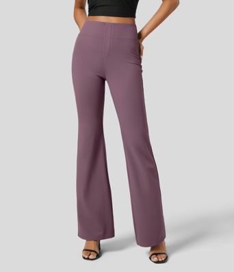 Halara Flex™ High Waisted Back Side Pocket Slight Flare Work Pants