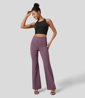 Halara Flex™ High Waisted Back Side Pocket Slight Flare Work Pants