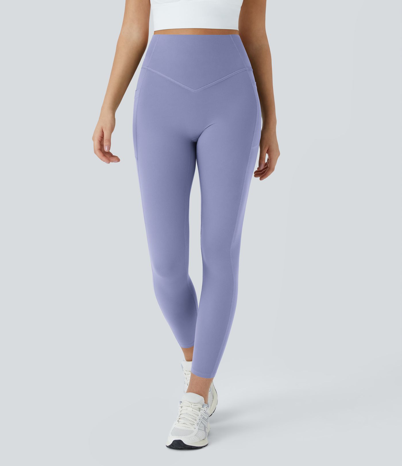 Legging d'entraînement gainant galbant taille haute avec effet scrunch et poches Halara UltraSculpt™