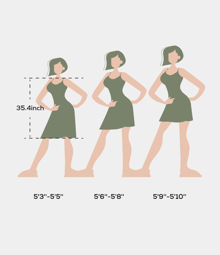 Softlyzero™ Airy Backless Cut Out Adjustable Strap 2-in-1 Pocket Cool Touch Longer Active Dress-UPF50+
