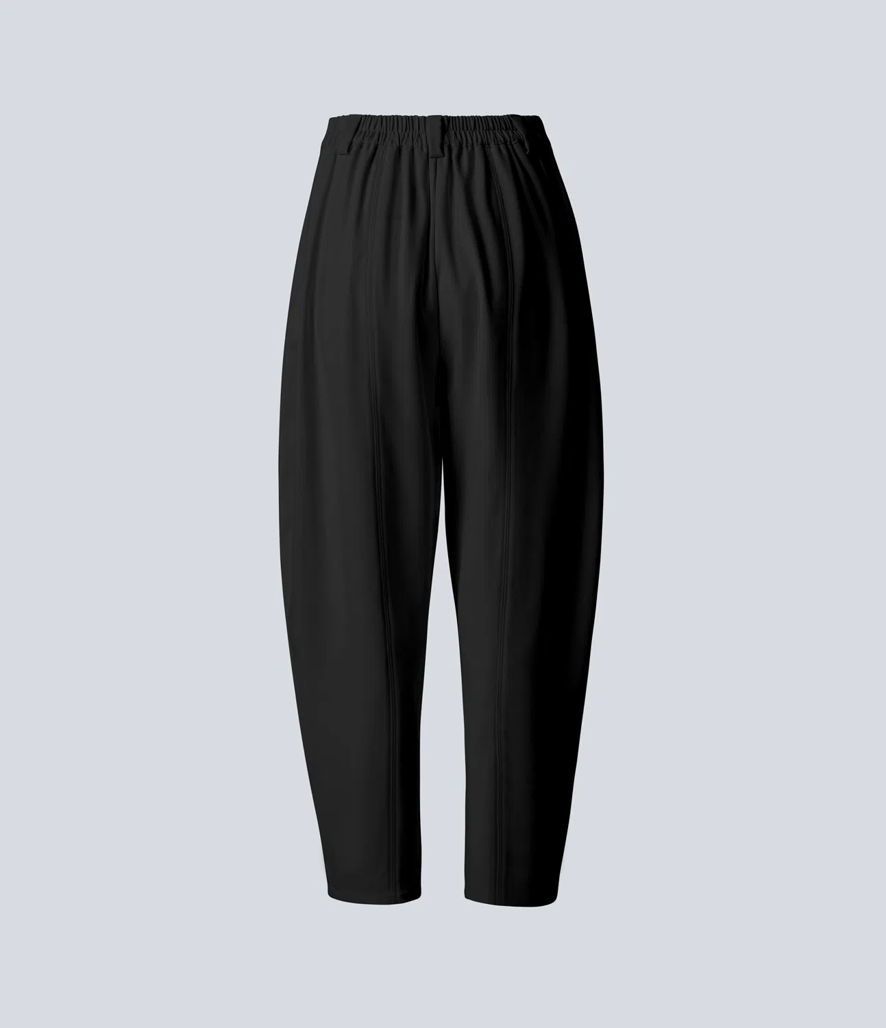 Mid Rise Pocket Barrel Leg Work Pants
