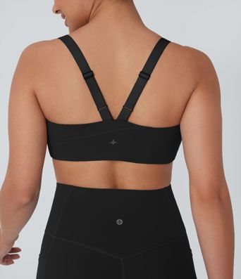 Halara UltraSculpt™ Medium Support  U Neck Workout Sports Bra A-C Cups