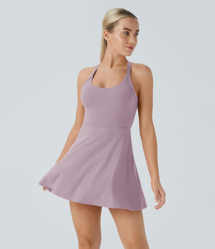 Backless Twisted Active Dress