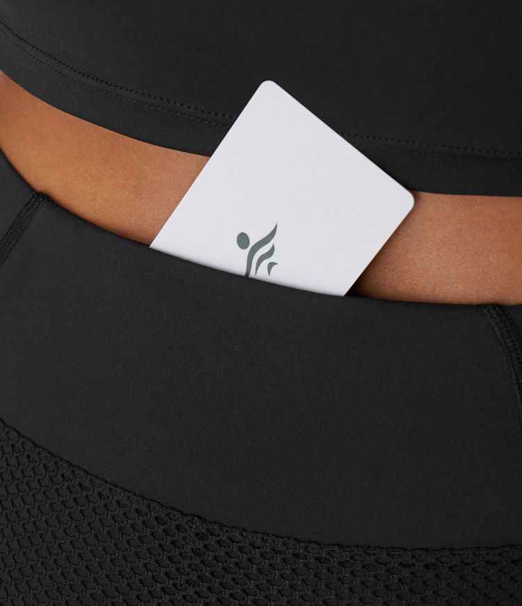 High-waisted back pocket 2-in-1 midi sheer mesh resort skirt