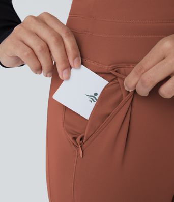 Softlyzero™ Plush Jogginghose mit hohem Bund, Kordelzug, Seitentasche, schlichte Jogginghose in voller Länge