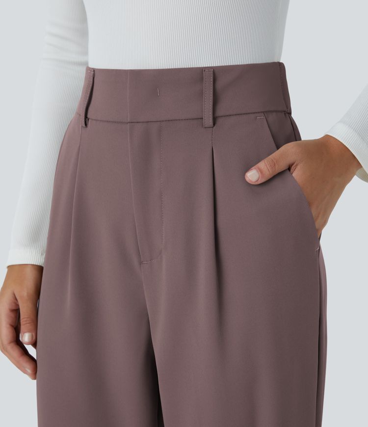 Halara Flex™ High Waisted Pocket Solid Work Tapered Pants