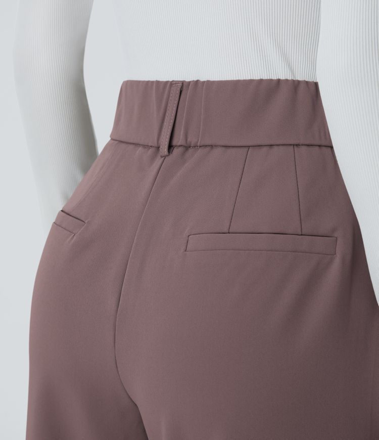 Halara Flex™ High Waisted Pocket Solid Work Tapered Pants