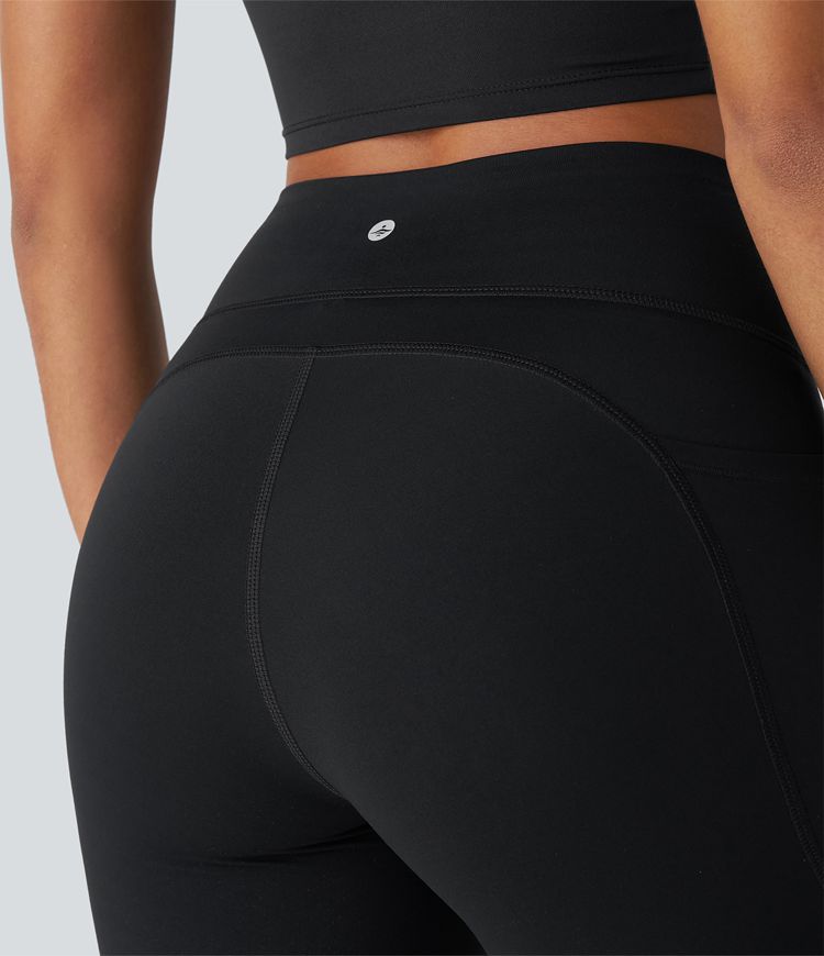 Halara UltraSculpt™ High Waisted Tummy Control Pocket Training Bike Running Shorts 7''