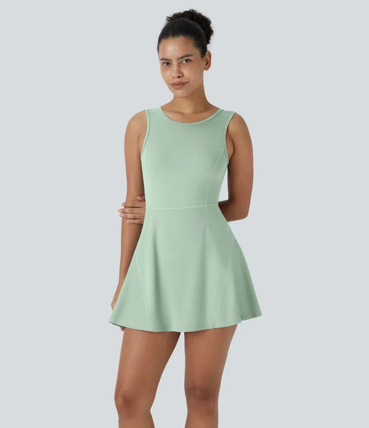 Everyday Stretchy 2-in-1 Flare Golf Dress-BFF