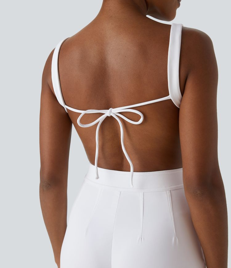 SoftlyZero™ Airy Tie Pocket Cool Touch Jumpsuit-UPF50+