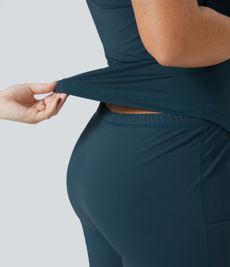 Vestido deportivo baile talla grande vuelo torcido sin espalda largo más largo edición Easy Peezy