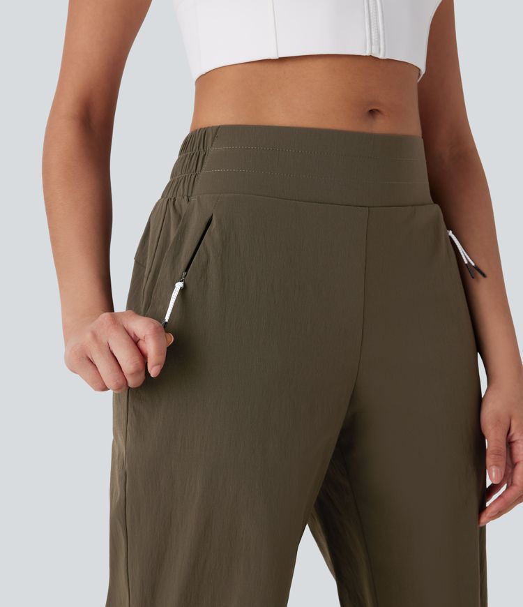 Pantalón baile pierna recta bolsillo lateral tiro medio resistente desgaste