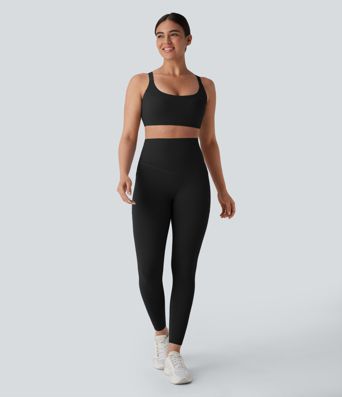 Halara UltraSculpt™ Medium Support  U Neck Workout Sports Bra A-C Cups