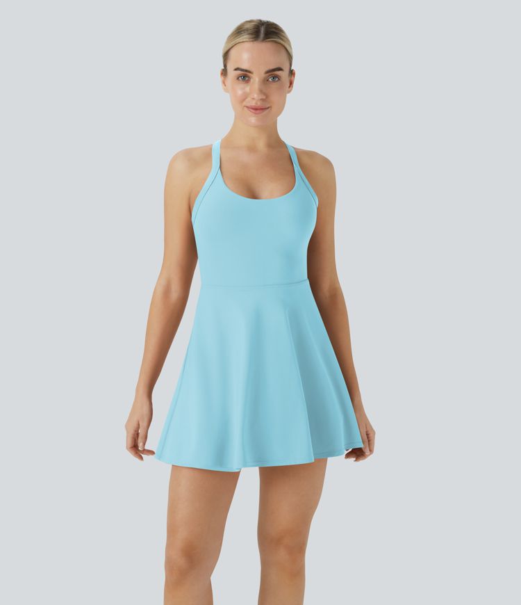 SoftlyZero™ Airy Backless Twisted Cool Touch Dance Active Dress-Easy Peezy Edition