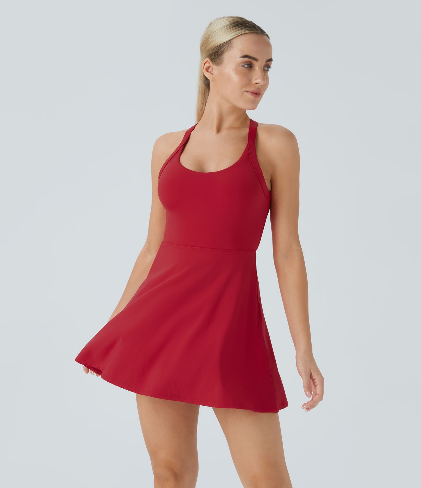 Backless Twisted Active Dress
