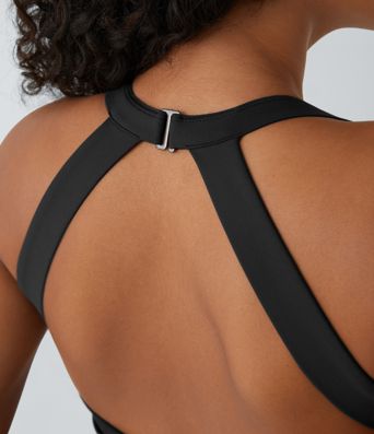 Robe Casual Midi à Découpes de Poche