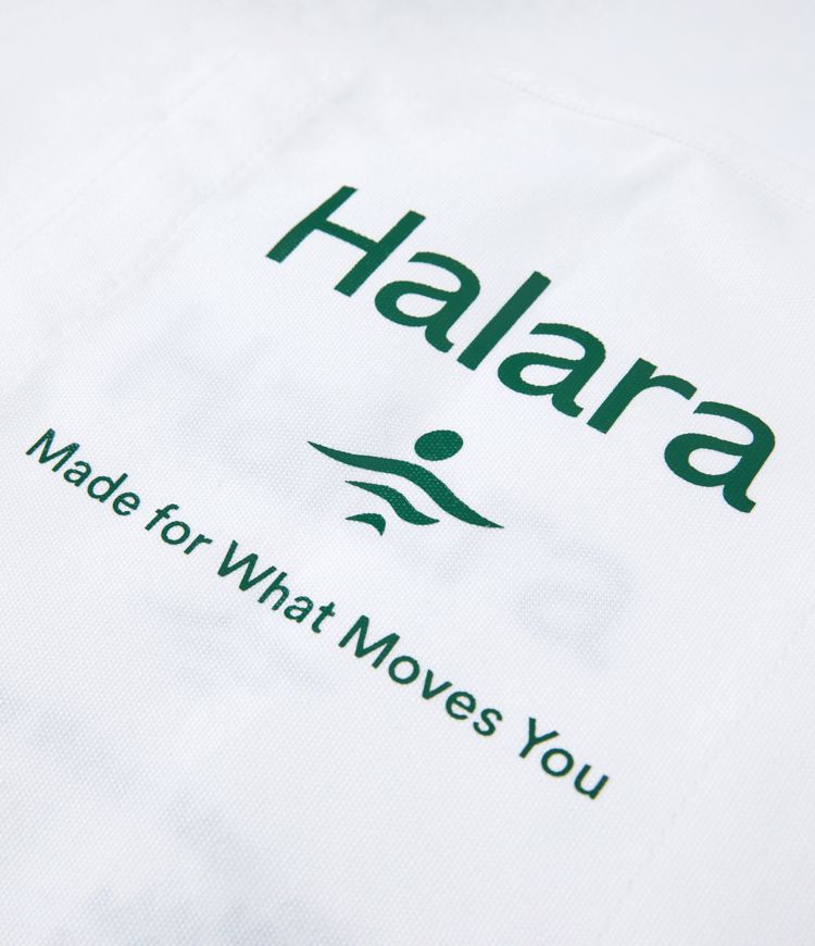 Halara Letter Print Casual Canvas Tote Bag