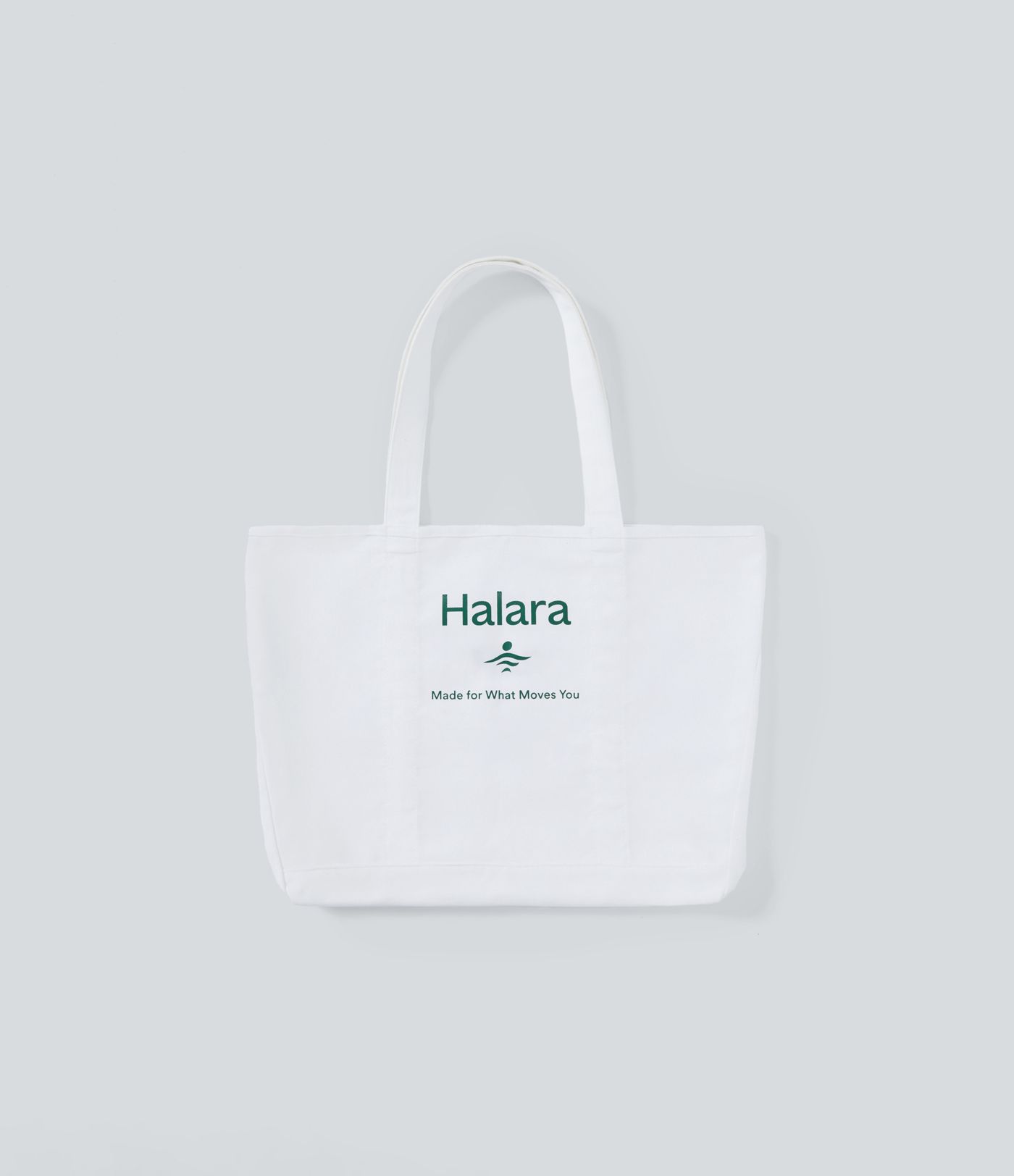 Halara Letter Print Casual Canvas Tote Bag