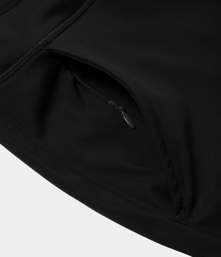 Softlyzero™ Airy Shorts mit hoher Taille, Kordelzug und seitlichen Taschen, einfarbig, 7,6 cm