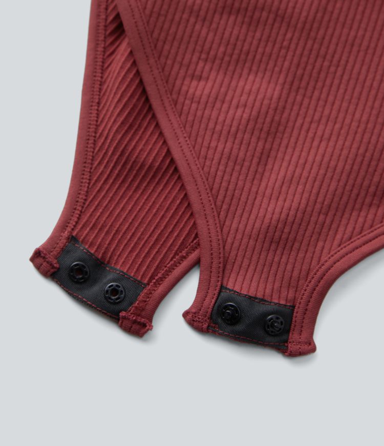 OneForm Seamless Flow Sleeveless Round Neck Smooth Jumpsuit with Snap Buttons