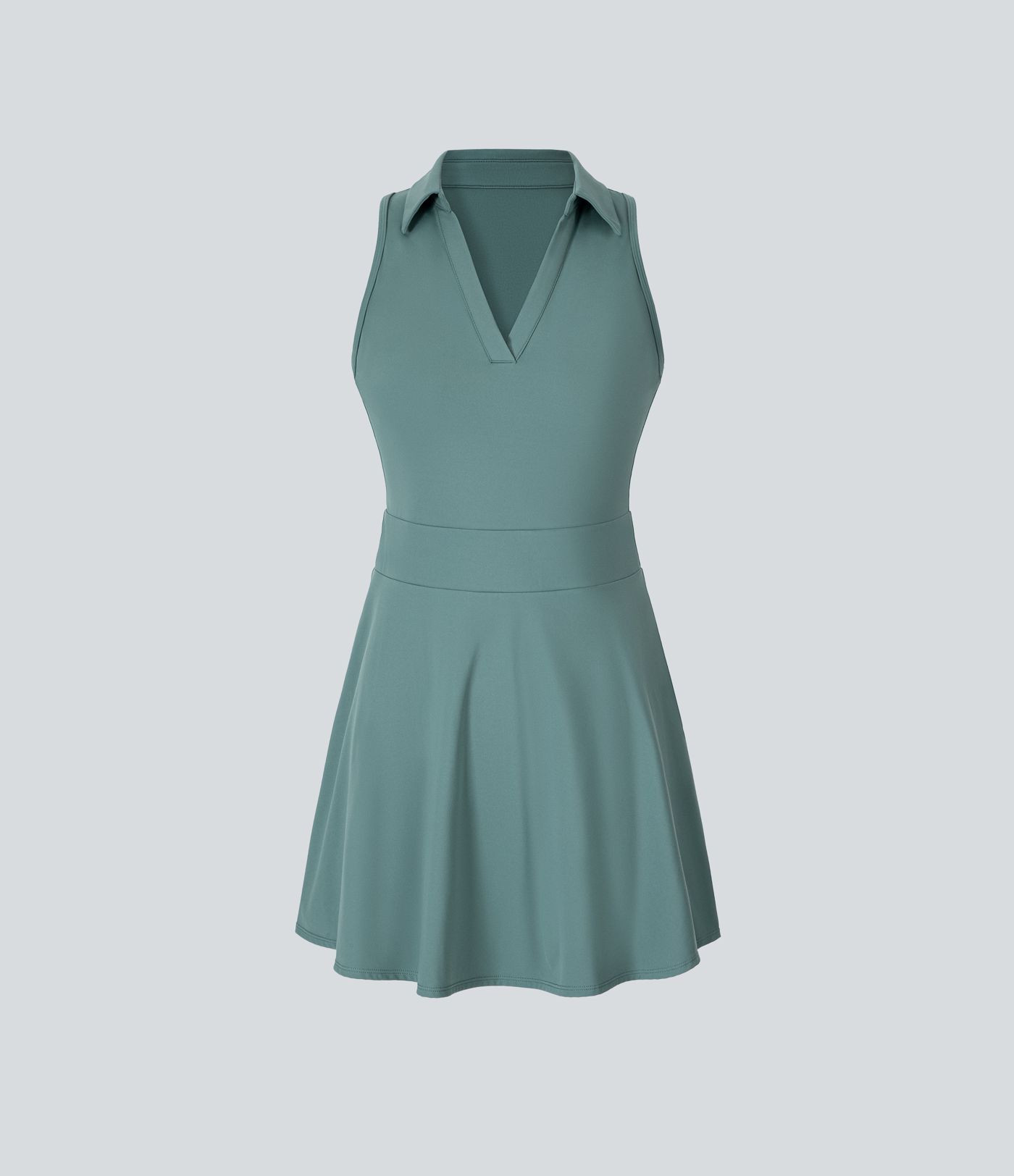 Softlyzero™ Airy Polo Collar 2-Piece Pocket  Flare Mini Golf Active Dress-Golf Tee Pocket-UPF50+