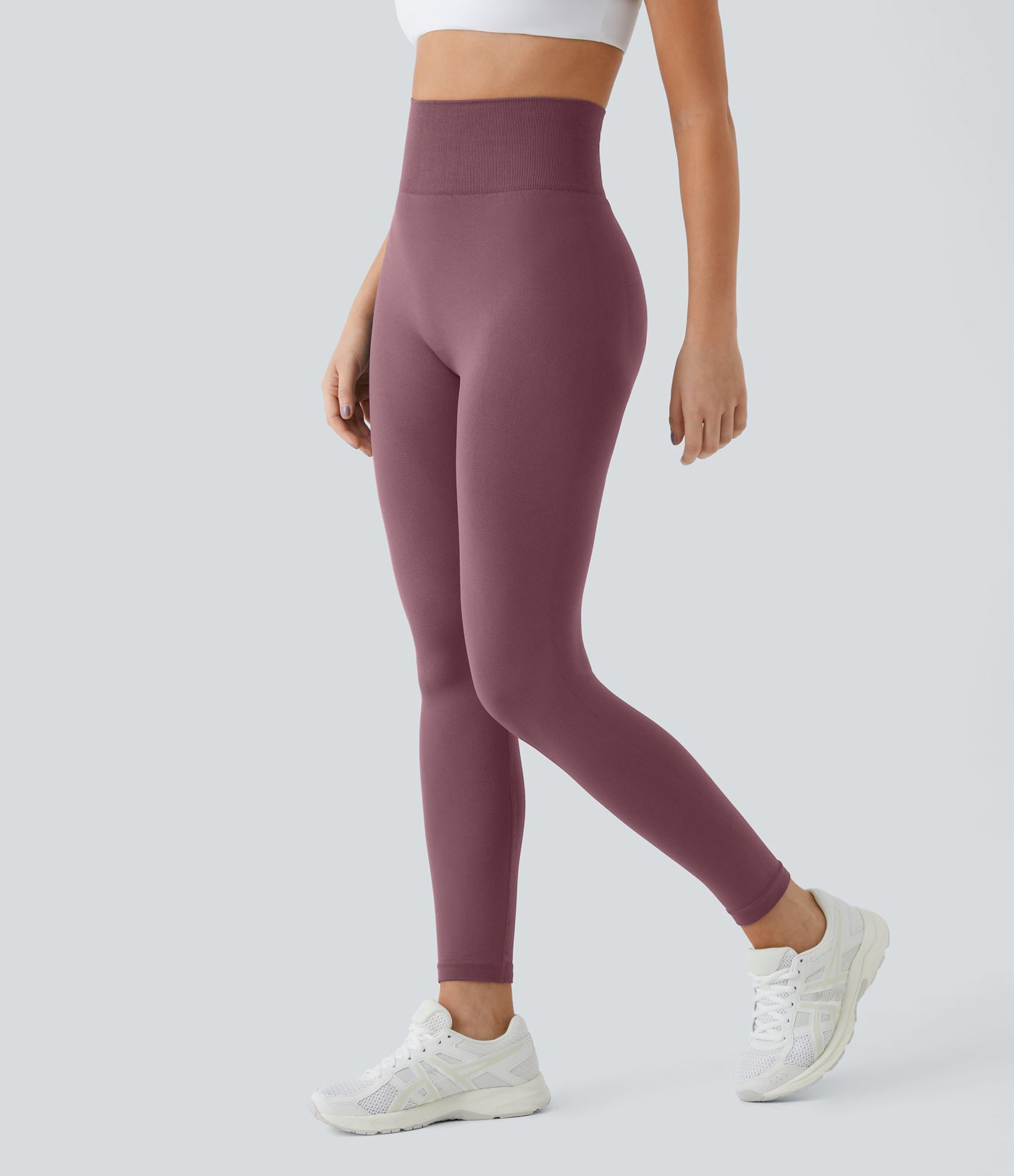 Seamless Flow Leggings mit hoher Taille und Rüschen