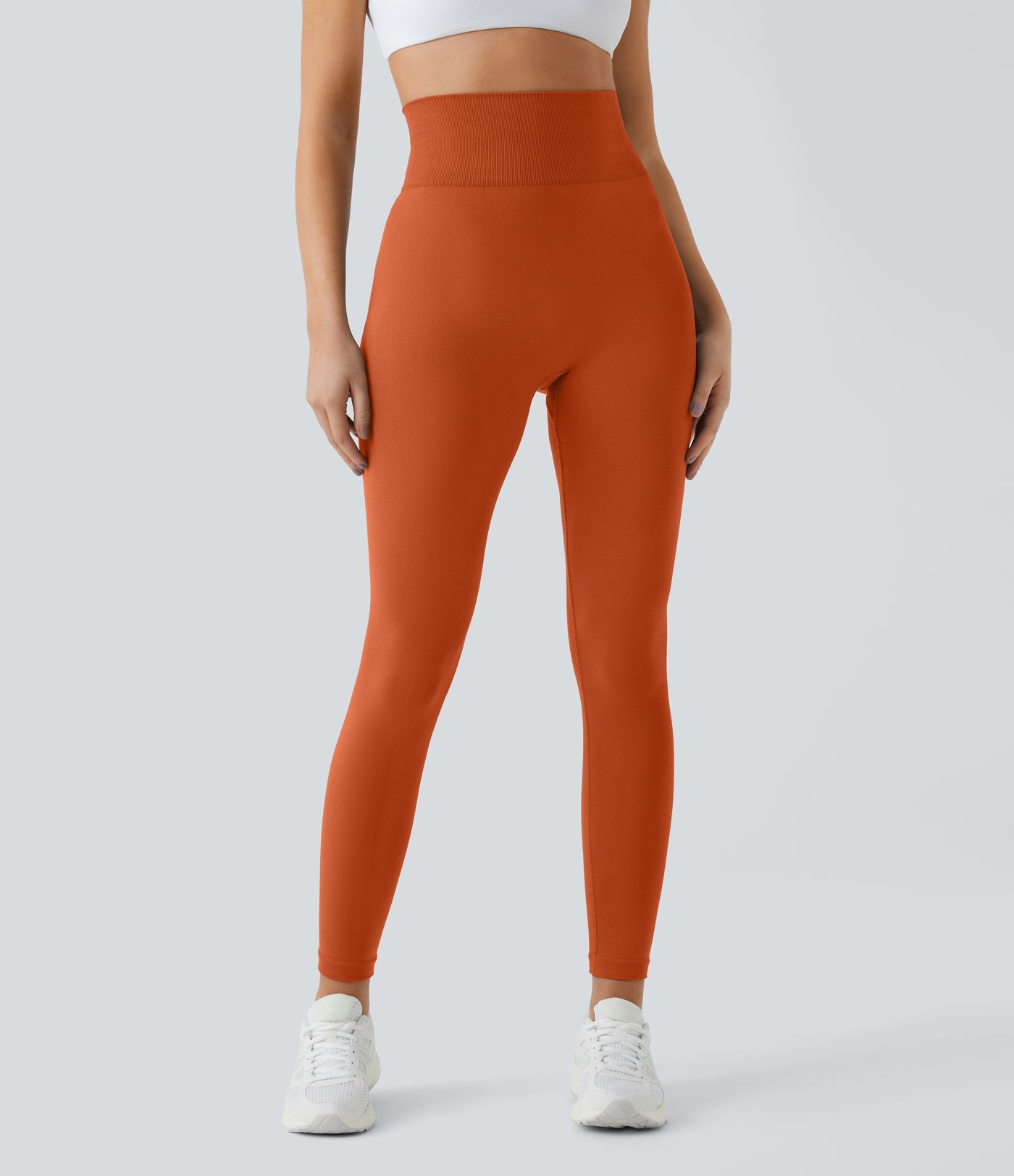 OneForm Seamless Flow High Waisted Ruched Plain Leggings