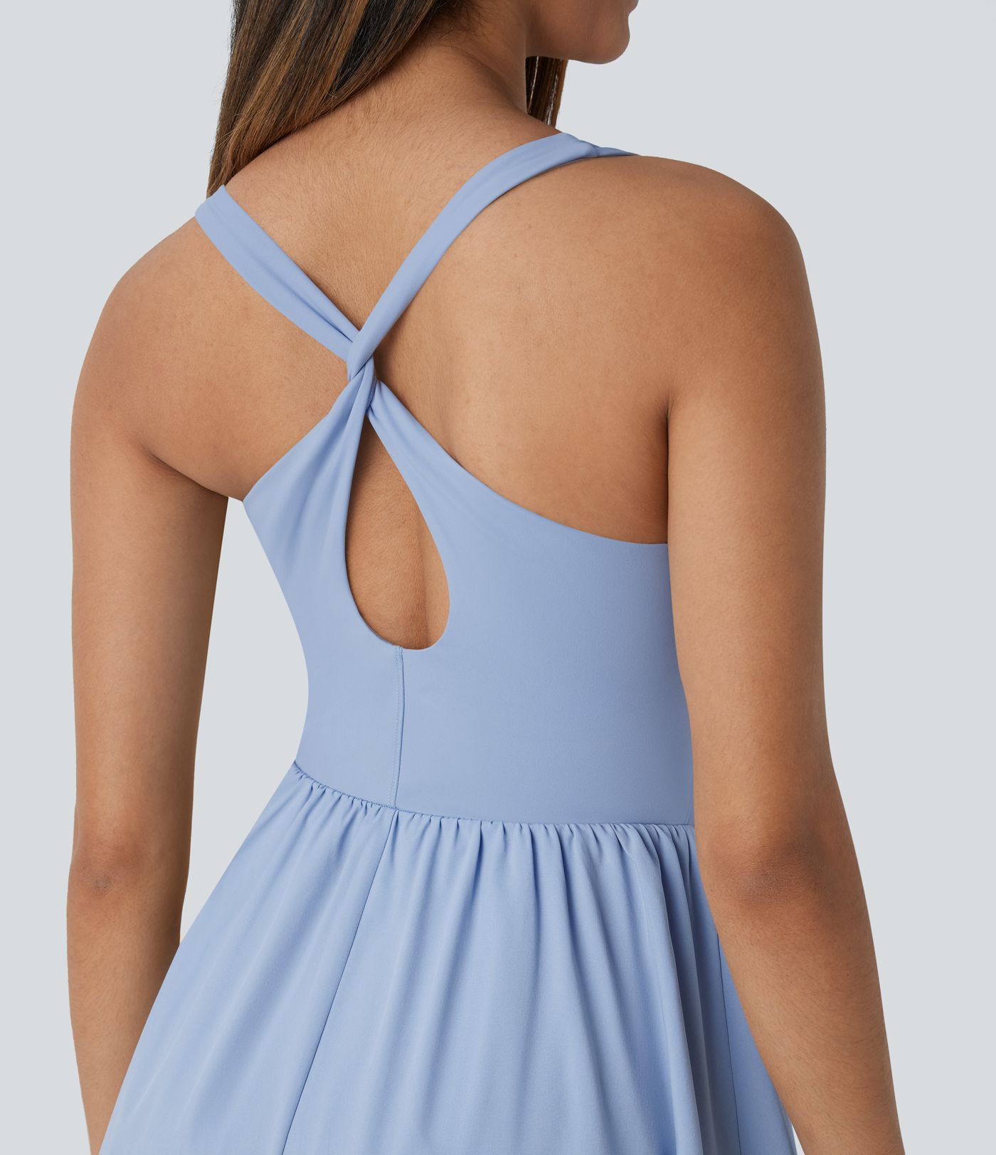 Breezeful™ 2-in-1 Pocket Mini Quick Dry Flowy Pickleball Active Dress-Easy Peezy plus Leak Protection Edition