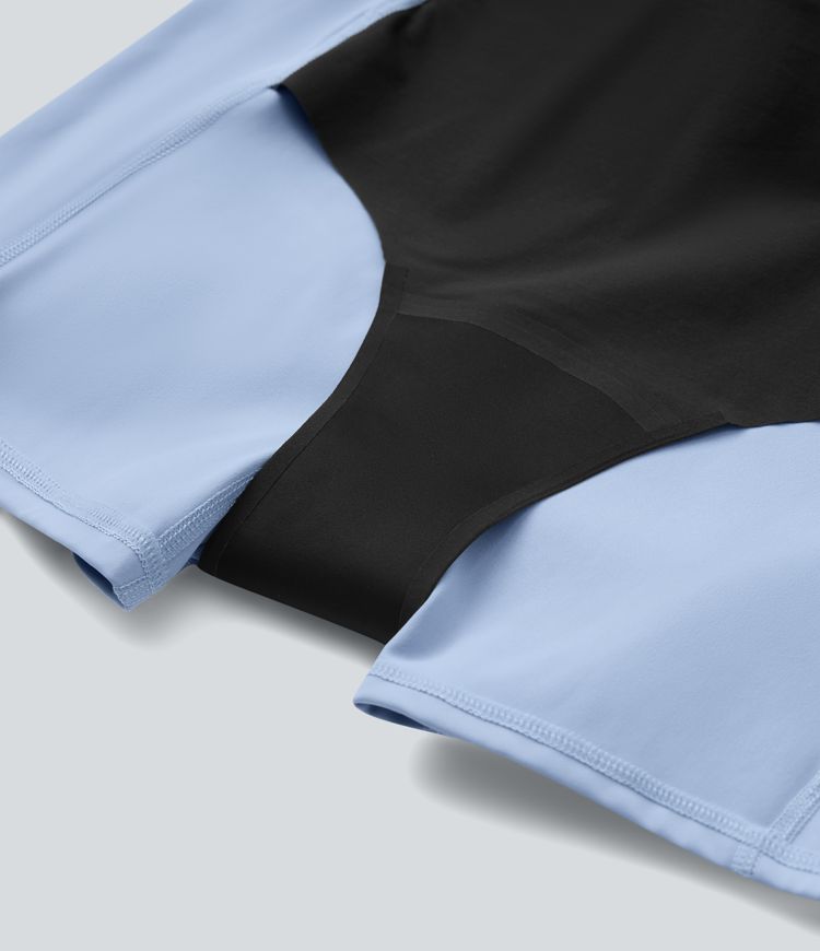 Mini Vestido Breezeful™ deportivo secado rápido fluido 2 en 1 sin espalda bolsillo pickleball - Edición Easy Peezy protección contra fugas