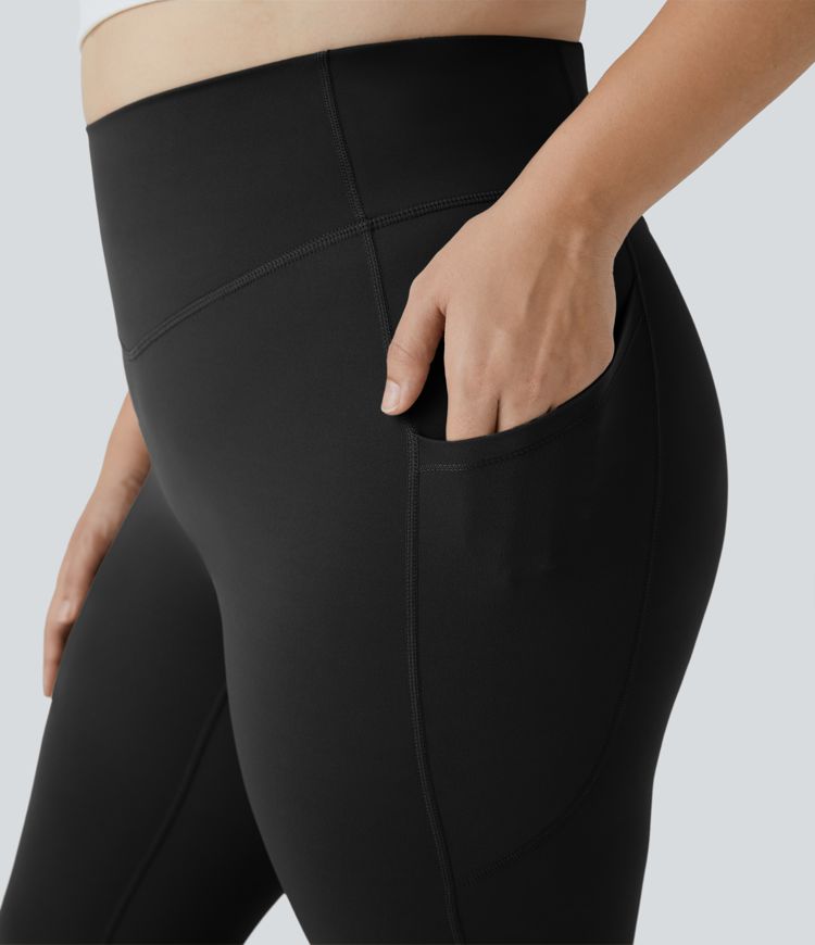 Halara UltraSculpt™ High Waisted Pocket Plus Size Shaping Training Capri Leggings Halara UltraSculpt™ High Waisted Pocket Plus Size Shaping Training Capri Leggings
