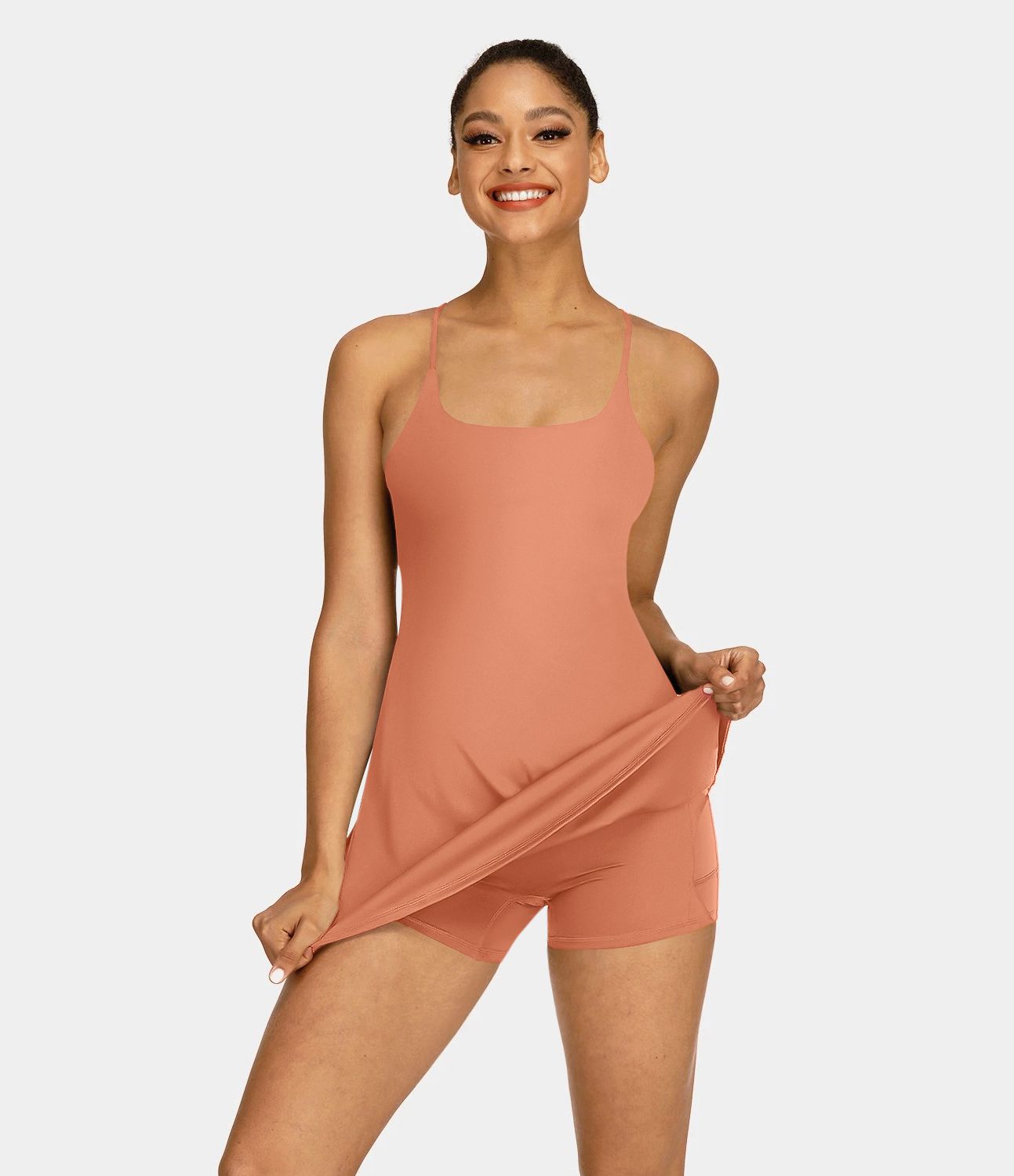 SoftlyZero™ Plush Backless Active Dress