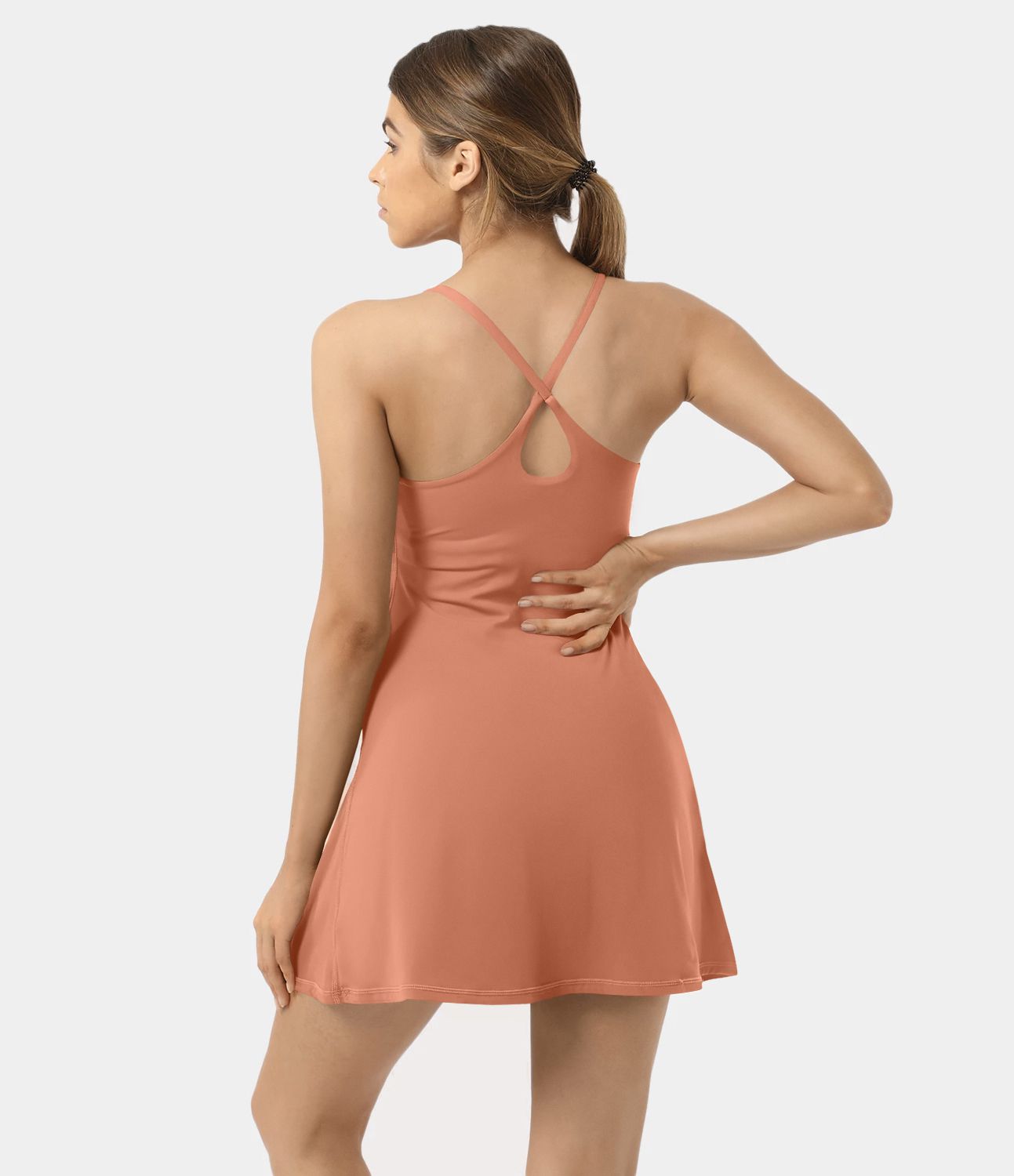 SoftlyZero™ Plush Backless Active Dress