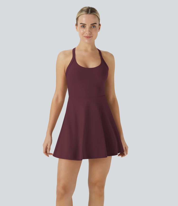 Softlyzero™ Airy Backless Twisted Cool Touch Dance Active Dress-Easy Peezy Edition