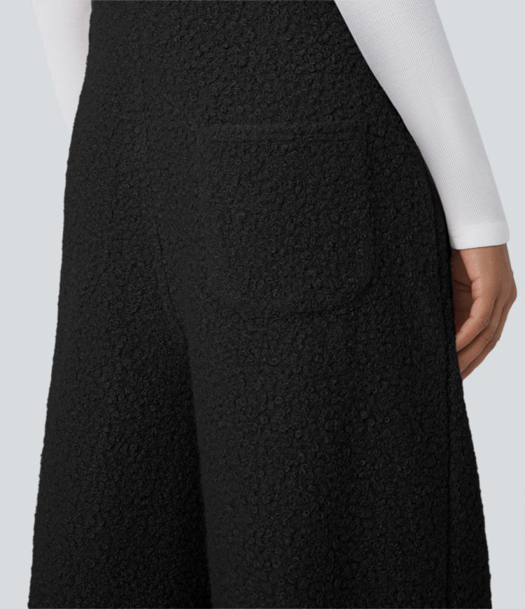 Peto Teddy peluche múltiple bolsillo botón correa ajustable