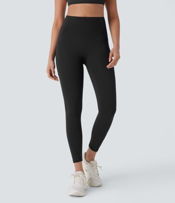 SpeedWave™ High Waisted Tummy Control Butt Lifting Quick Dry 7/8 Workout Leggings with Pocket