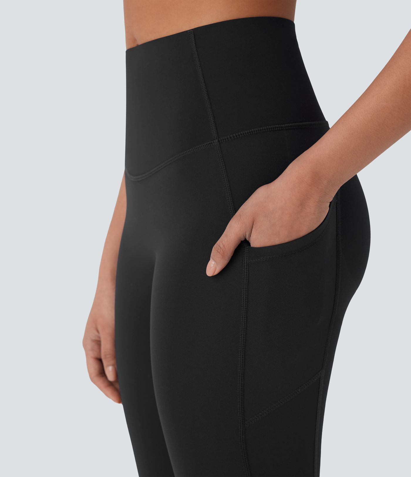 SpeedWave™ High Waisted Tummy Control Butt Lifting Quick Dry 7/8 Workout Leggings with Pocket