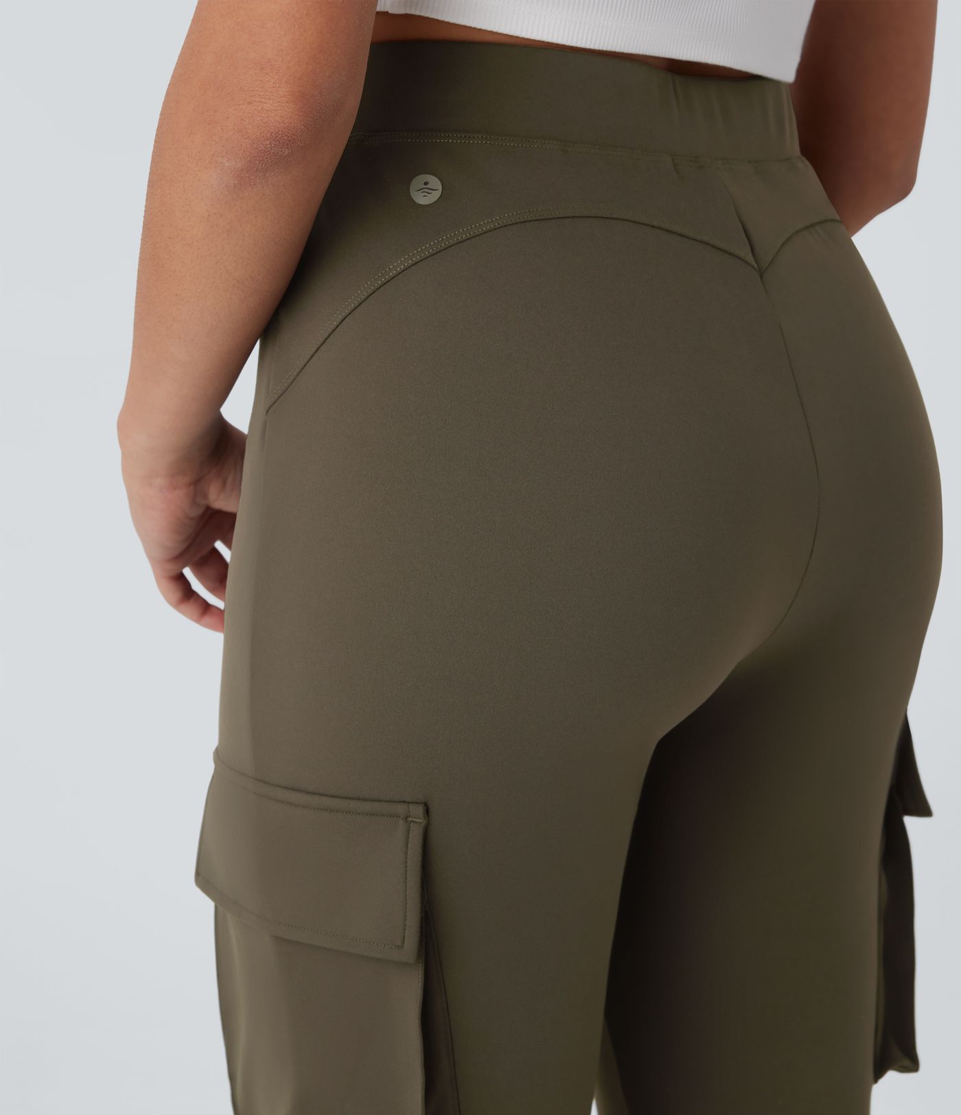 DayStretch High Waist Pockets Flare Casual Cargo Pants