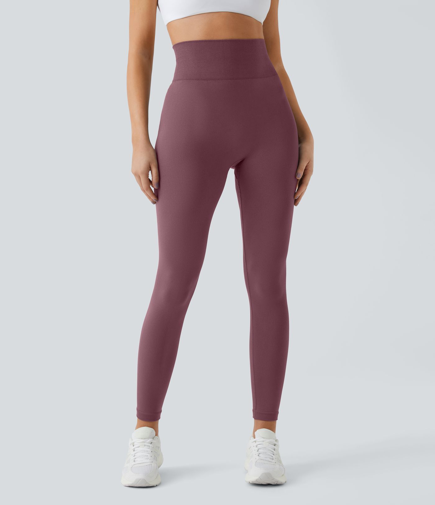 Seamless Flow Leggings mit hoher Taille und Rüschen