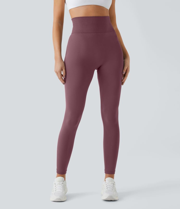 Seamless Flow Leggings mit hoher Taille und Rüschen