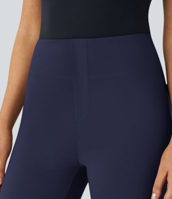 Pantalon de travail Halara Flex™ Taille Haute à Poches et Coupe Fuselée