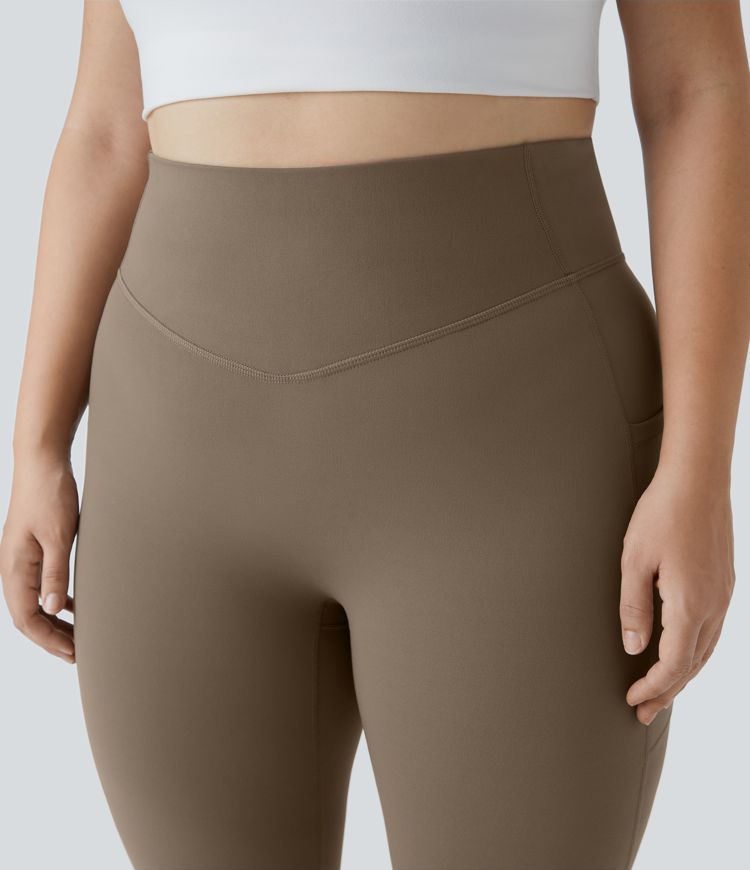 Halara UltraSculpt™ High Waisted Pocket Plus Size Shaping Training Capri Leggings