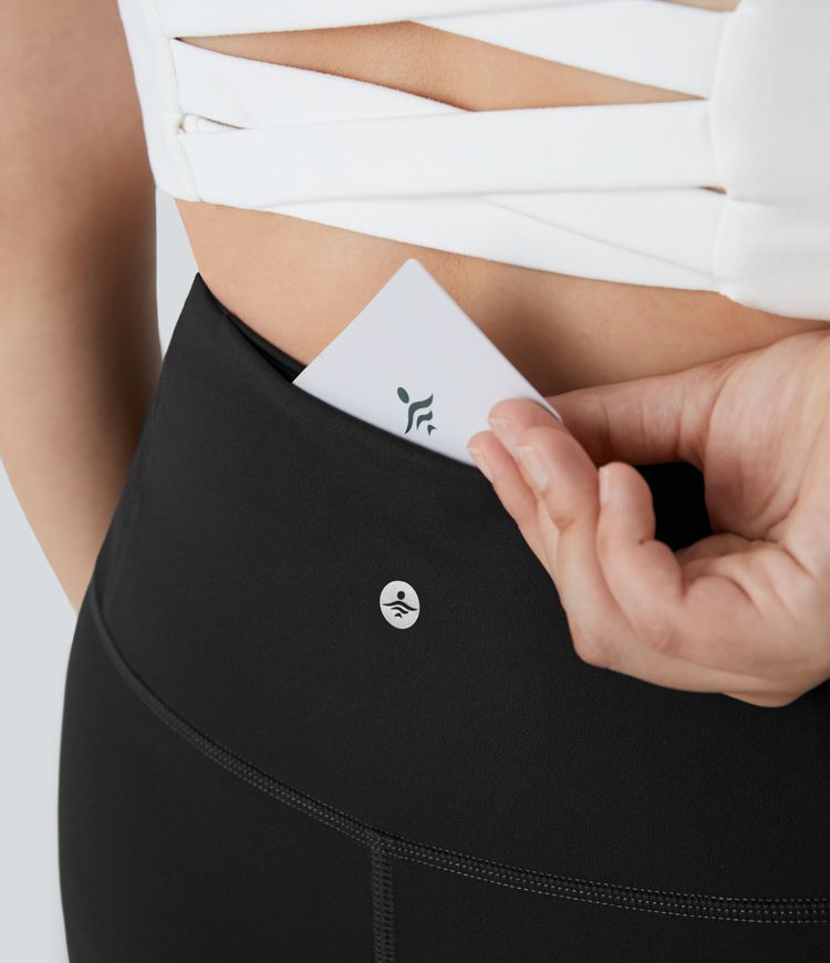 DayStretch High Waisted Pocket Plain Plus Size Leggings