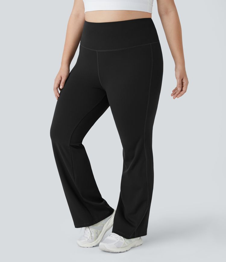 DayStretch High Waisted Pocket Plain Plus Size Leggings
