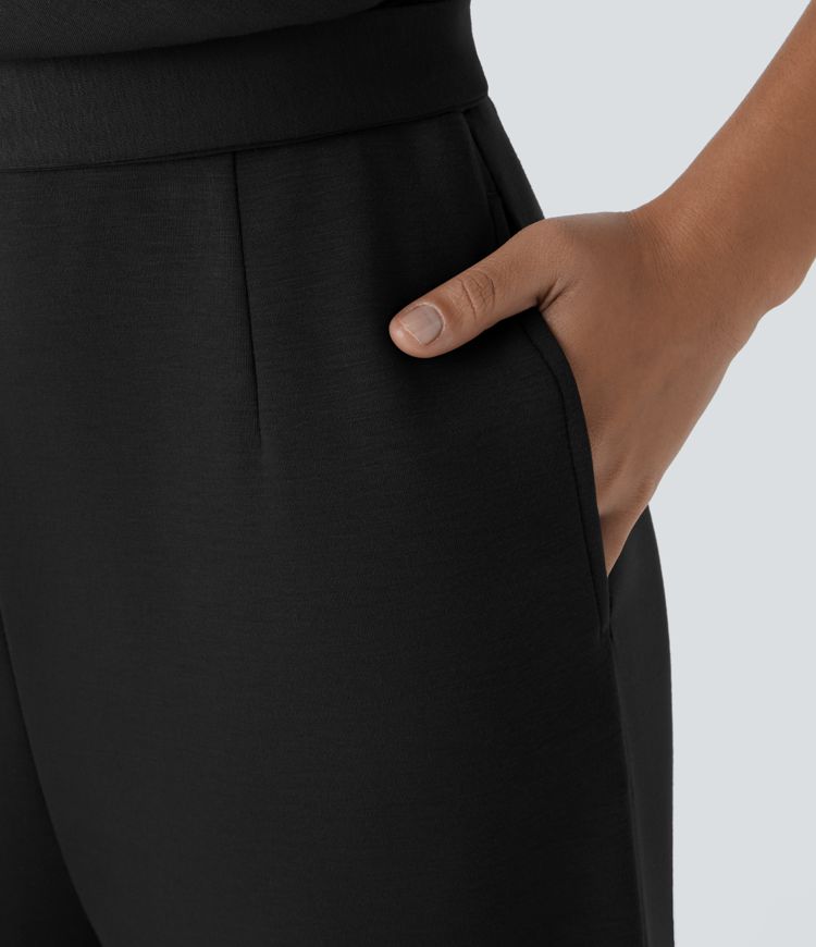 Mono manga corta abertura espalda lazo bolsillo lateral