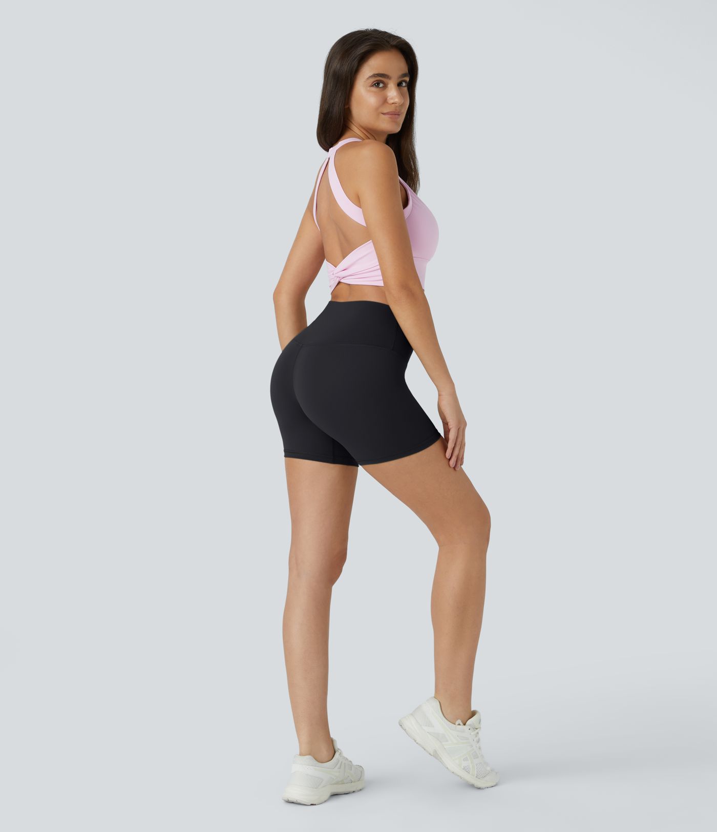 Shorts de ciclista de talle alto