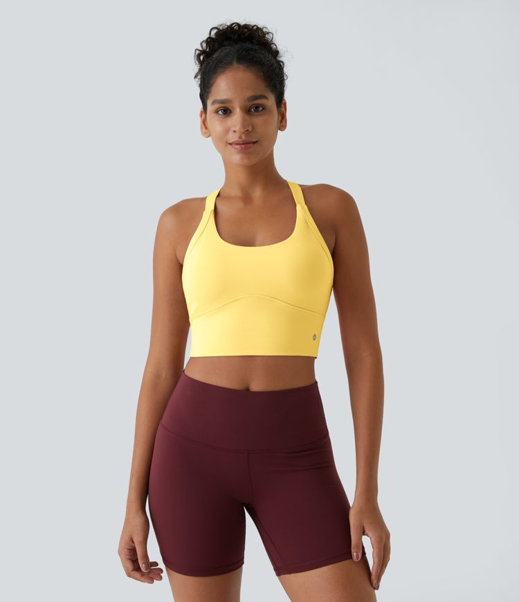 Softlyzero™ Plush Backless Cut Out Twisted Cropped Yoga Tank Top