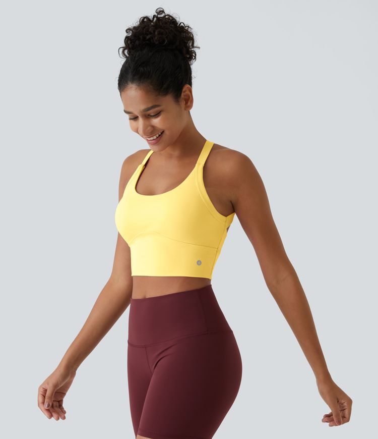 Softlyzero™ Plush Backless Cut Out Twisted Cropped Yoga Tank Top